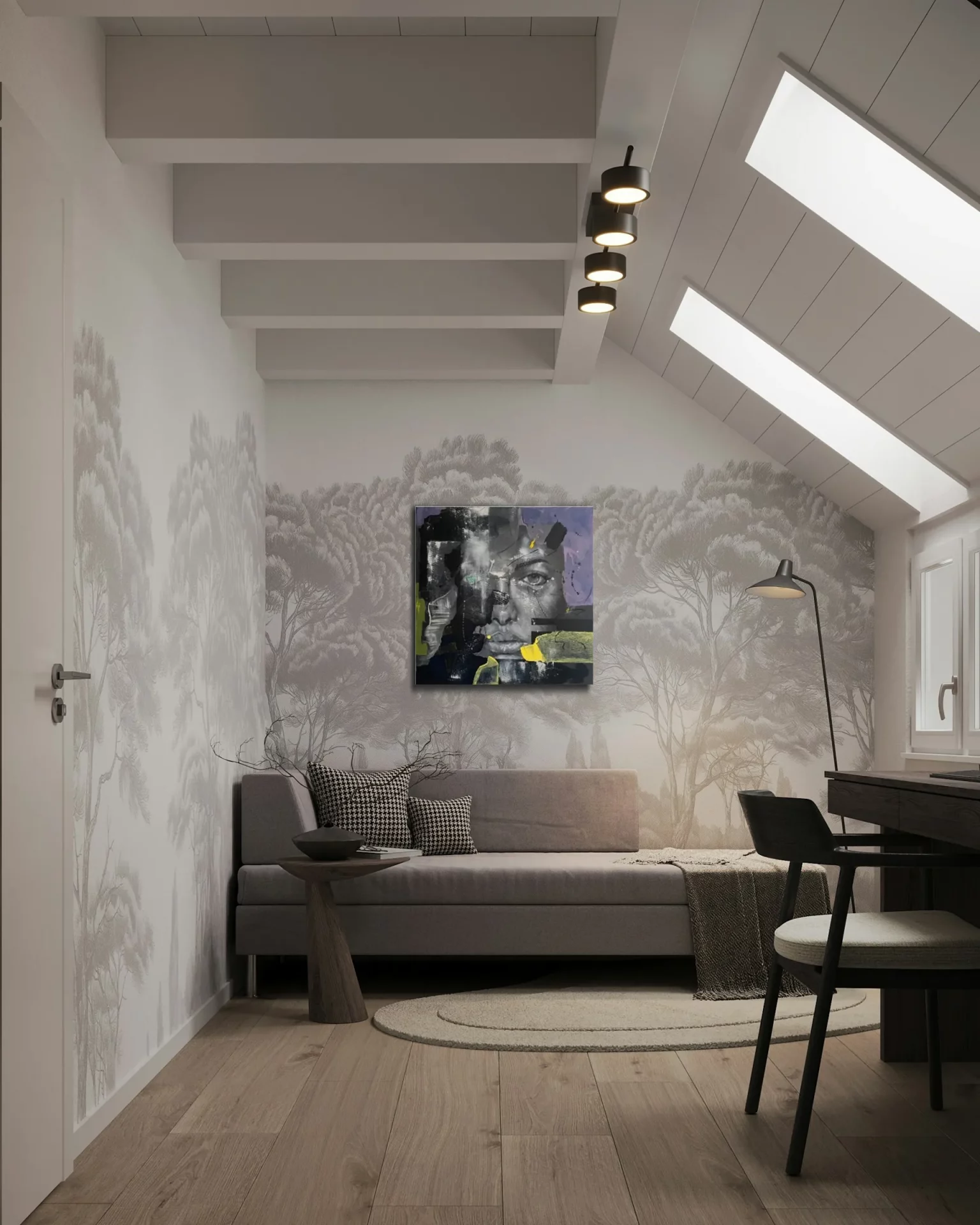 Œuvre 1 de Didier Robert dans un décor