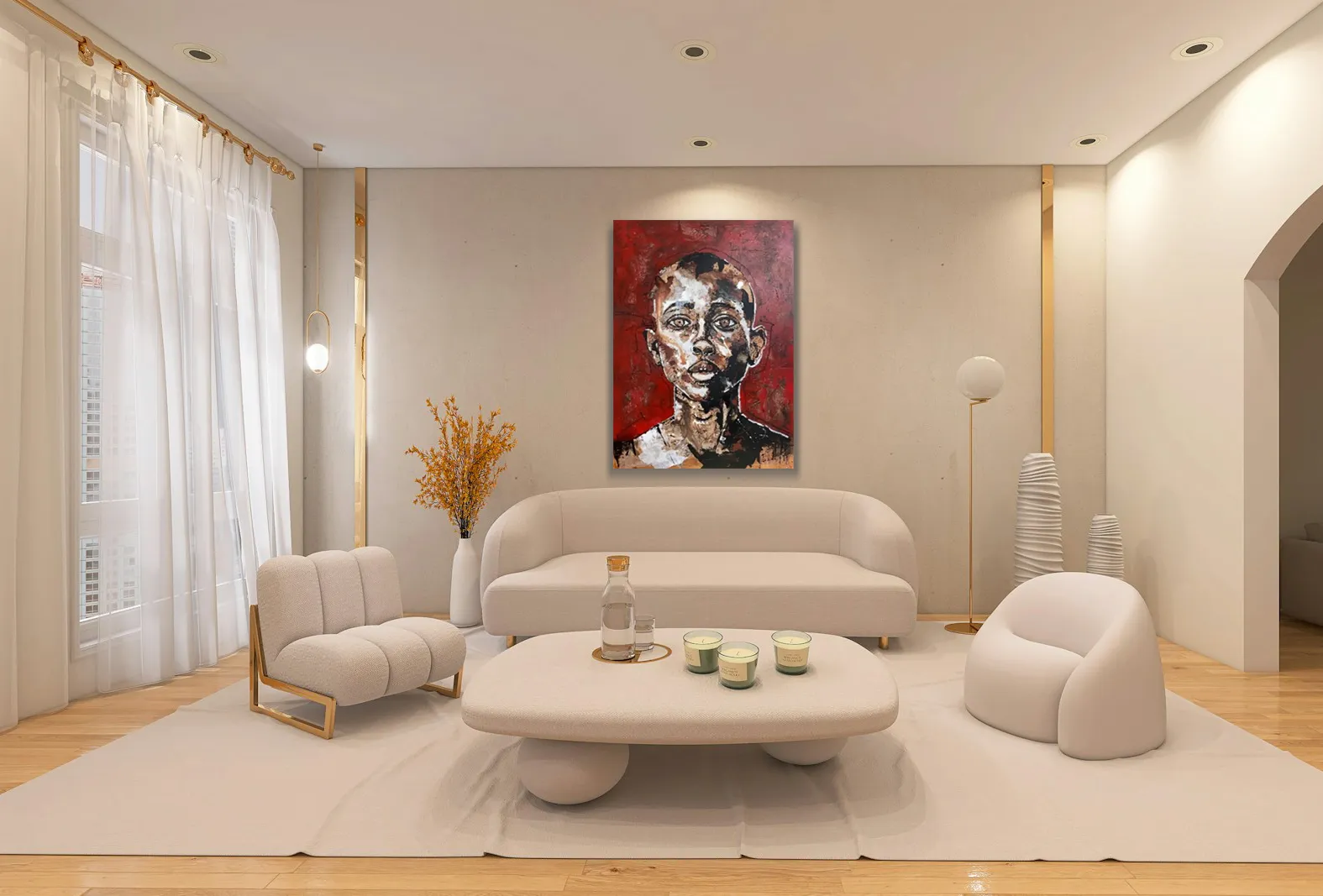 Œuvre 3 de Didier Robert dans un décor