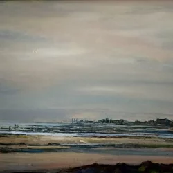 La plage de Courseuil sur Mer de Daniel Davoine