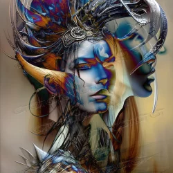 Guerière de Christian Chaufheid