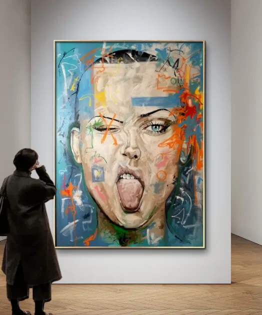 Œuvre 11 de Didier Robert dans une galerie