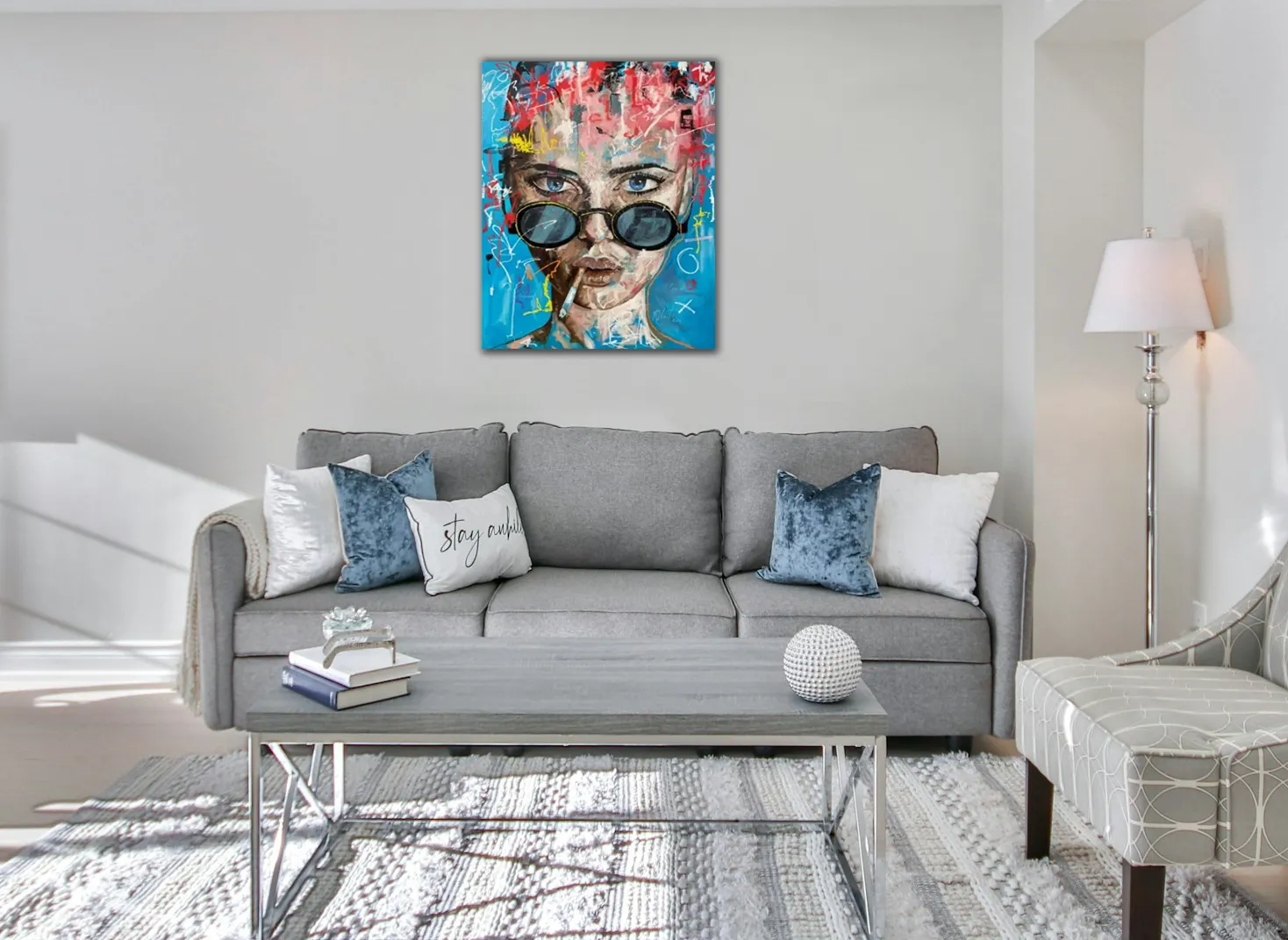 Œuvre 16 de Didier Robert dans un décor