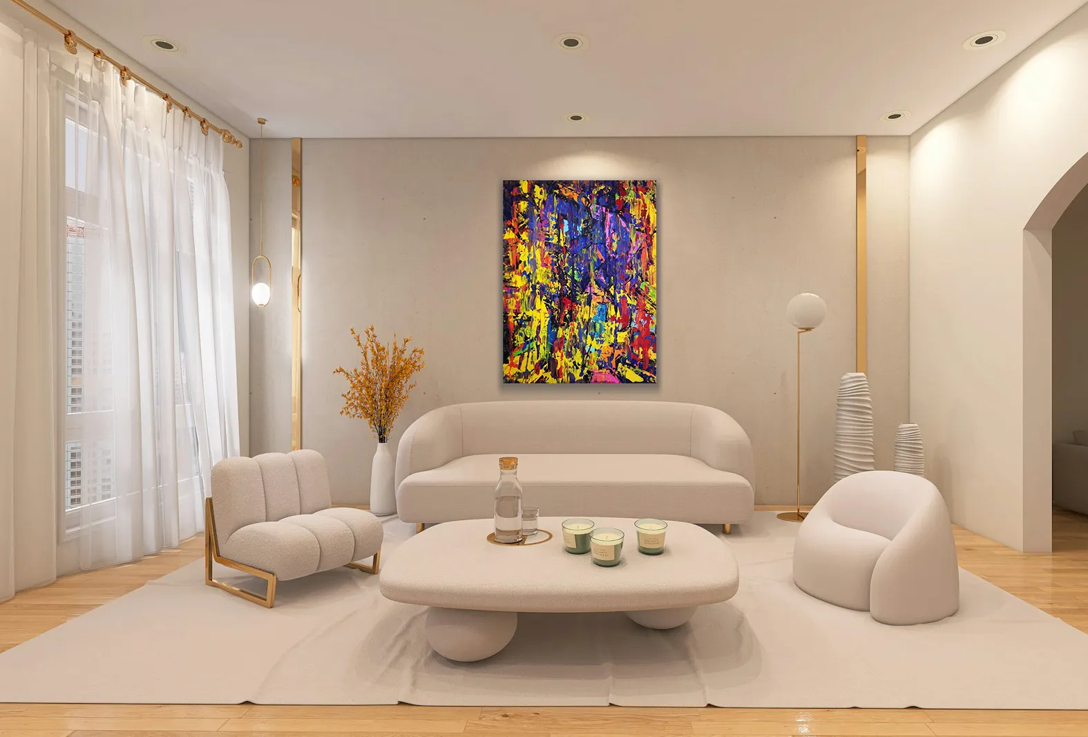 Joie de Vivre de Patricia Langlet dans un décor