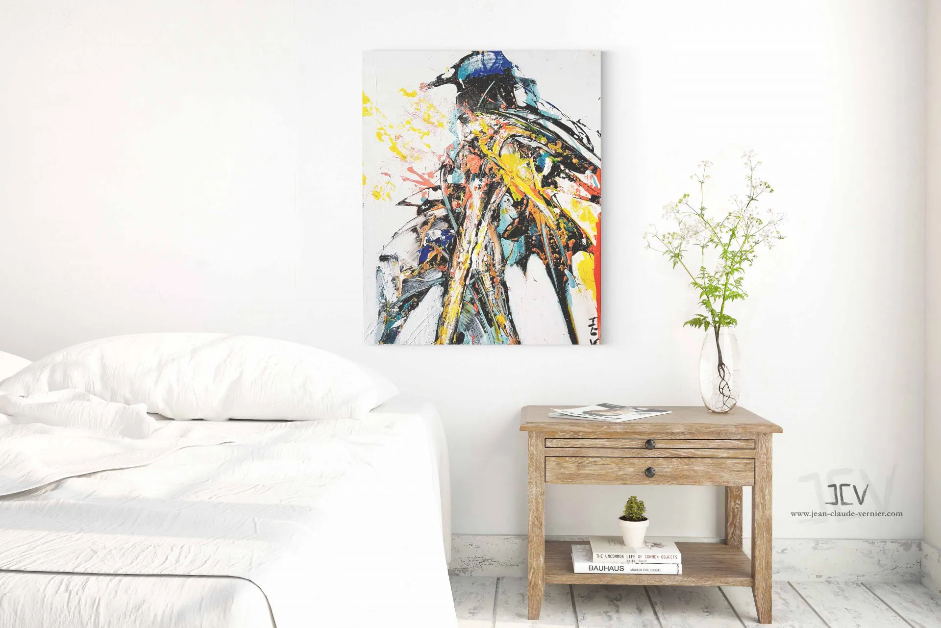 Action de Jean-Claude Vernier dans une chambre