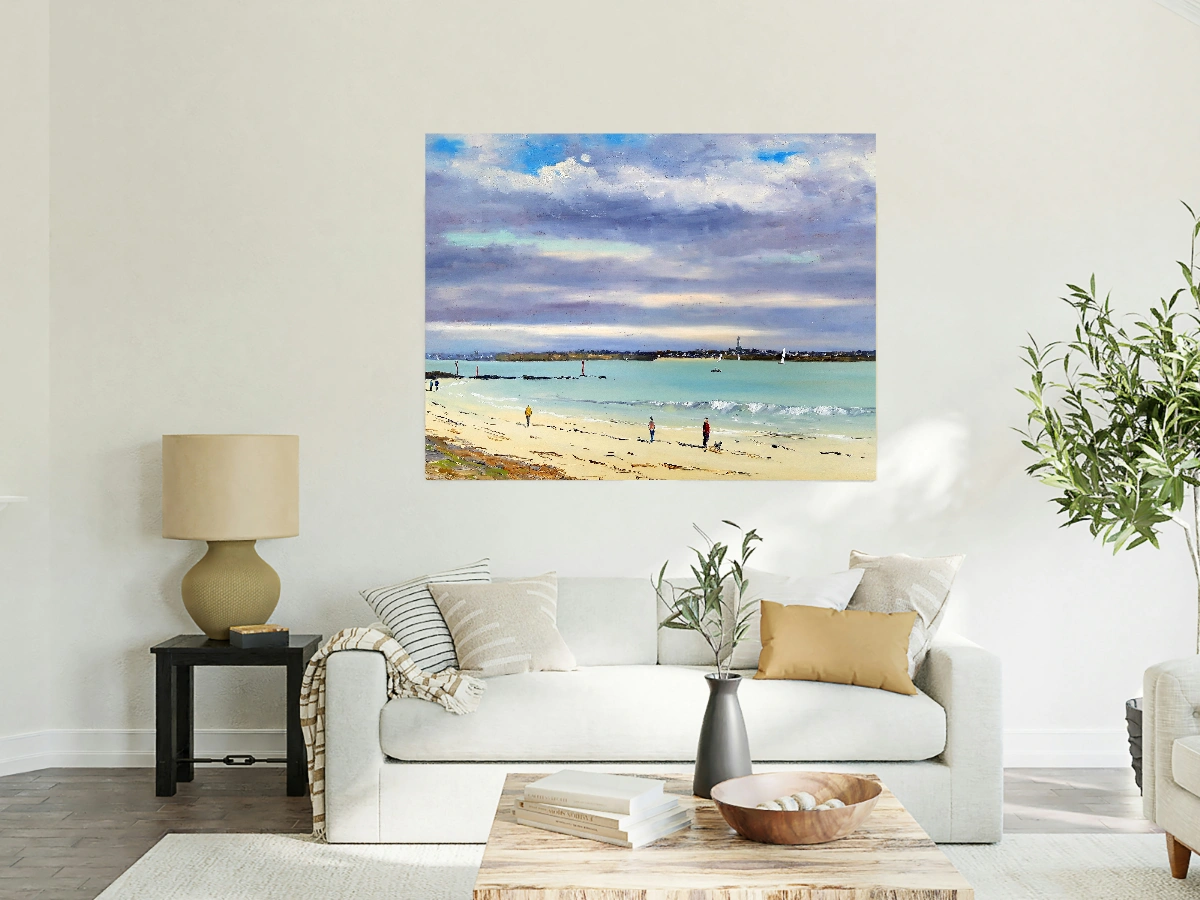 L'Armor Plage de José Daoudal dans un salon