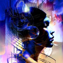 Mélo in Blue de Christian Chaufheid