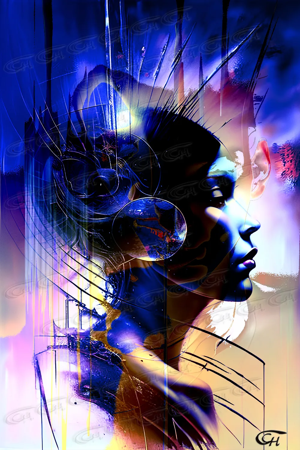 Melo in Blue de Christian Chaufheid