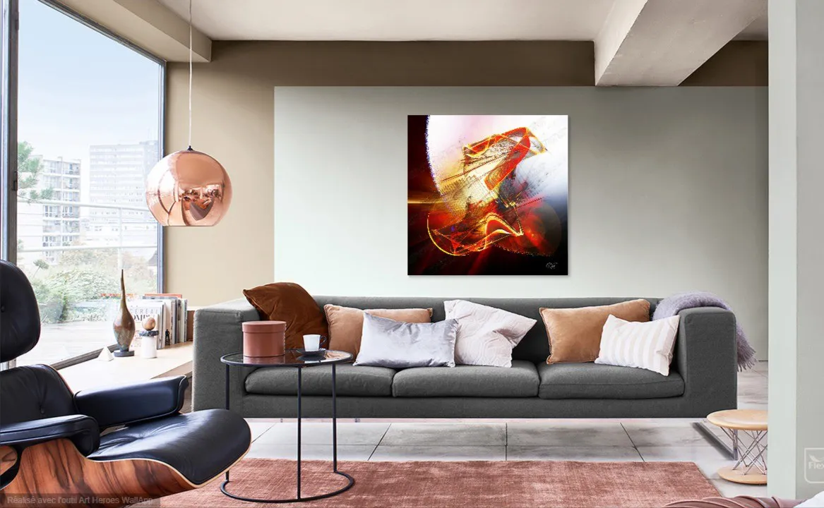 Rock and Roll de Christian Chaufheid dans un salon