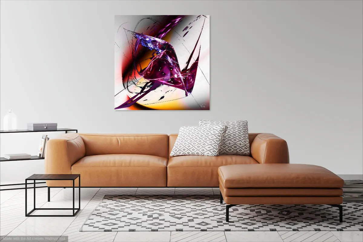 Trompette en Folie de Christian Chaufheid dans un salon