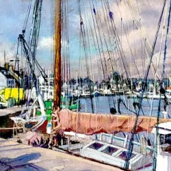 Bassin à Saint-Vaast-la-Hougue de Daniel Davoine