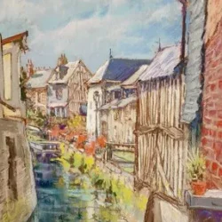 Le Ruisseau de Ouïes à Touques de Daniel Davoine