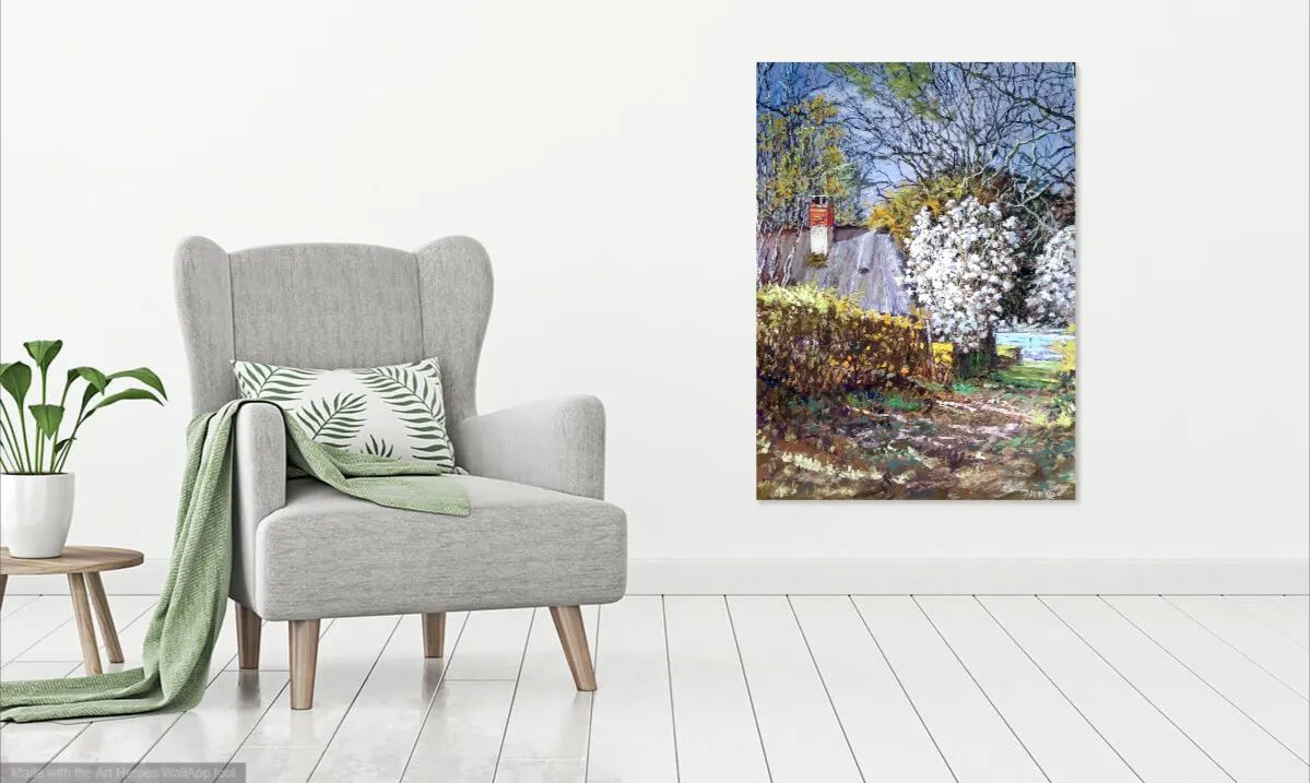 Printemps à Vieux-Port de Daniel Davoine dans un décor