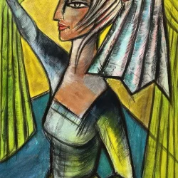 Fille qui fait signe de la main de Marcio Melo