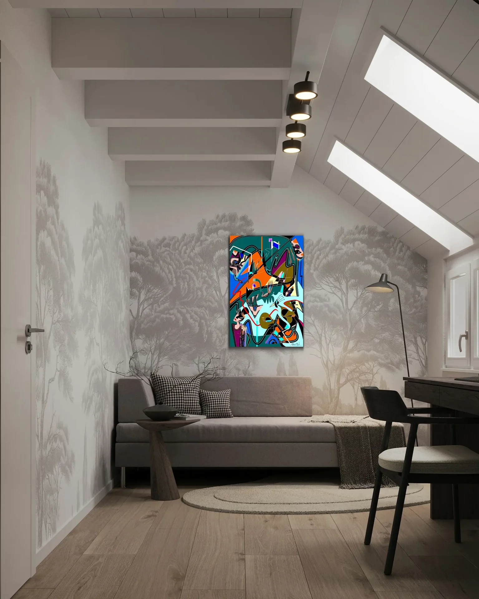 Les amis nocturnes de Marcio Melo dans un décor