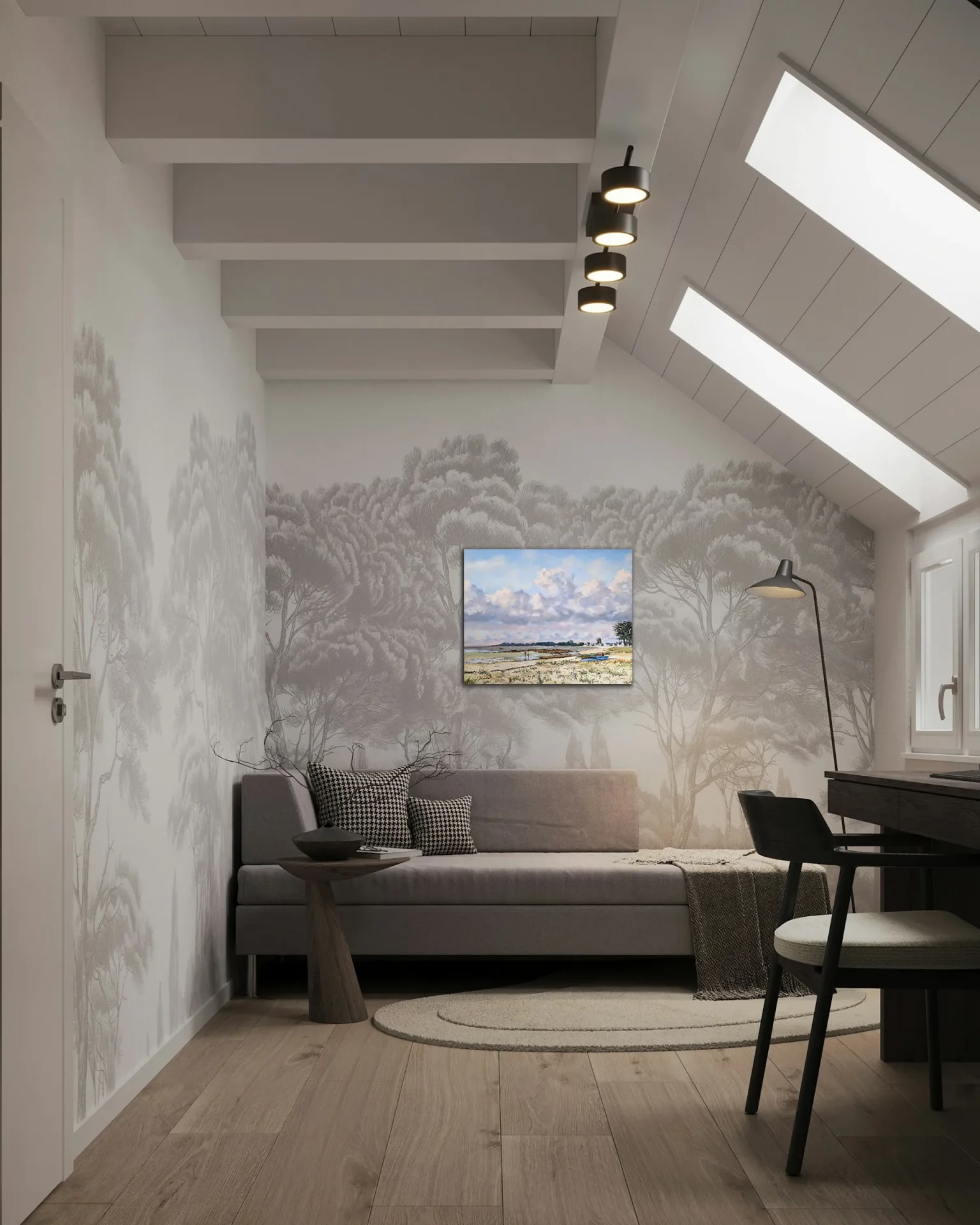 Banastère de José Daoudal dans un décor