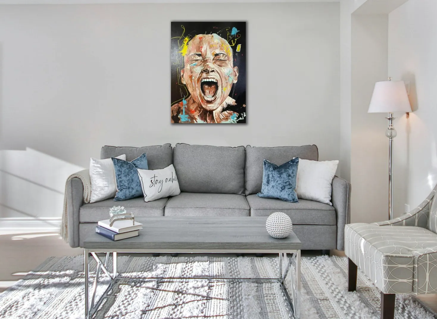 Œuvre 12 de Didier Robert dans un décor