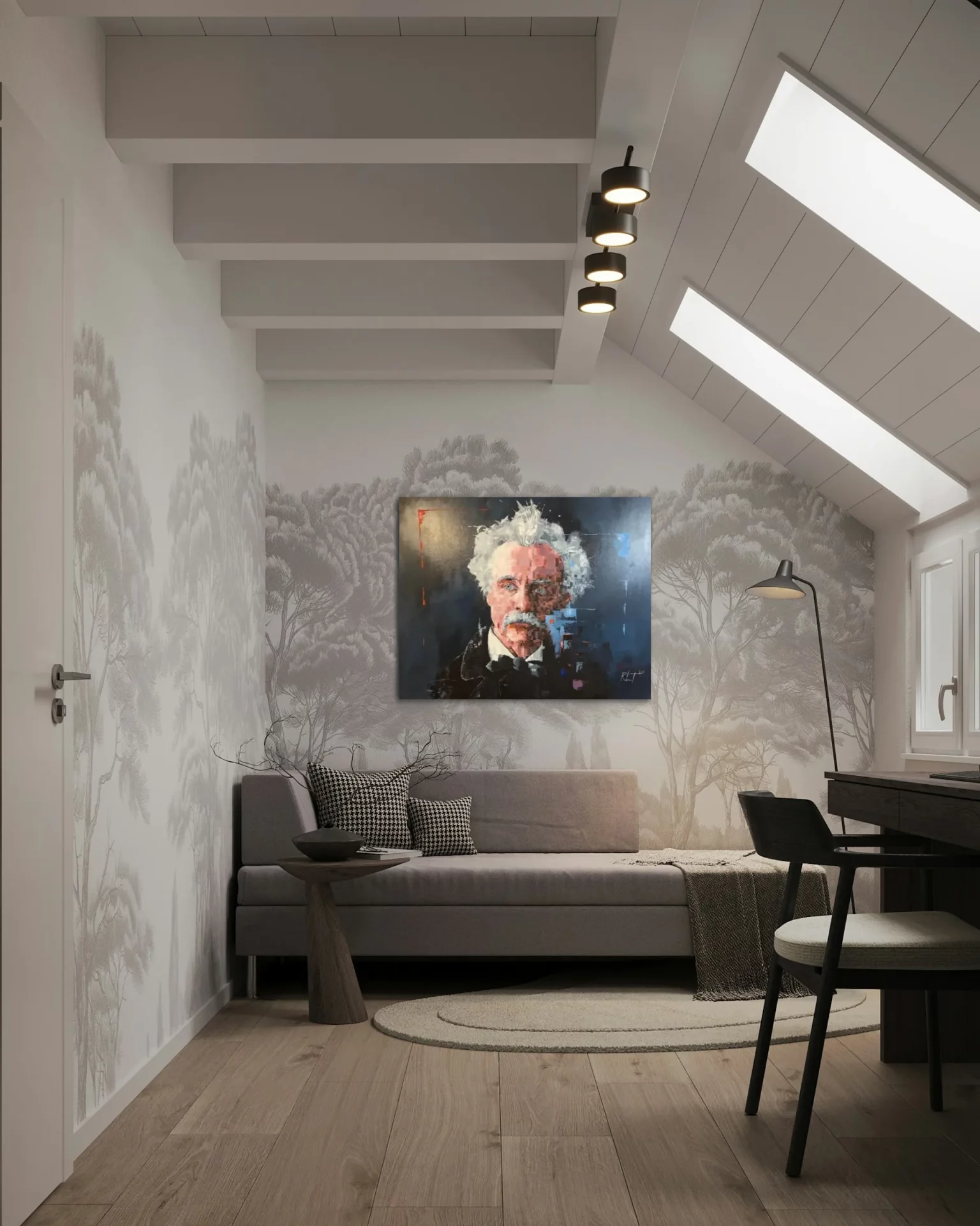 Œuvre 21 de Didier Robert dans un décor