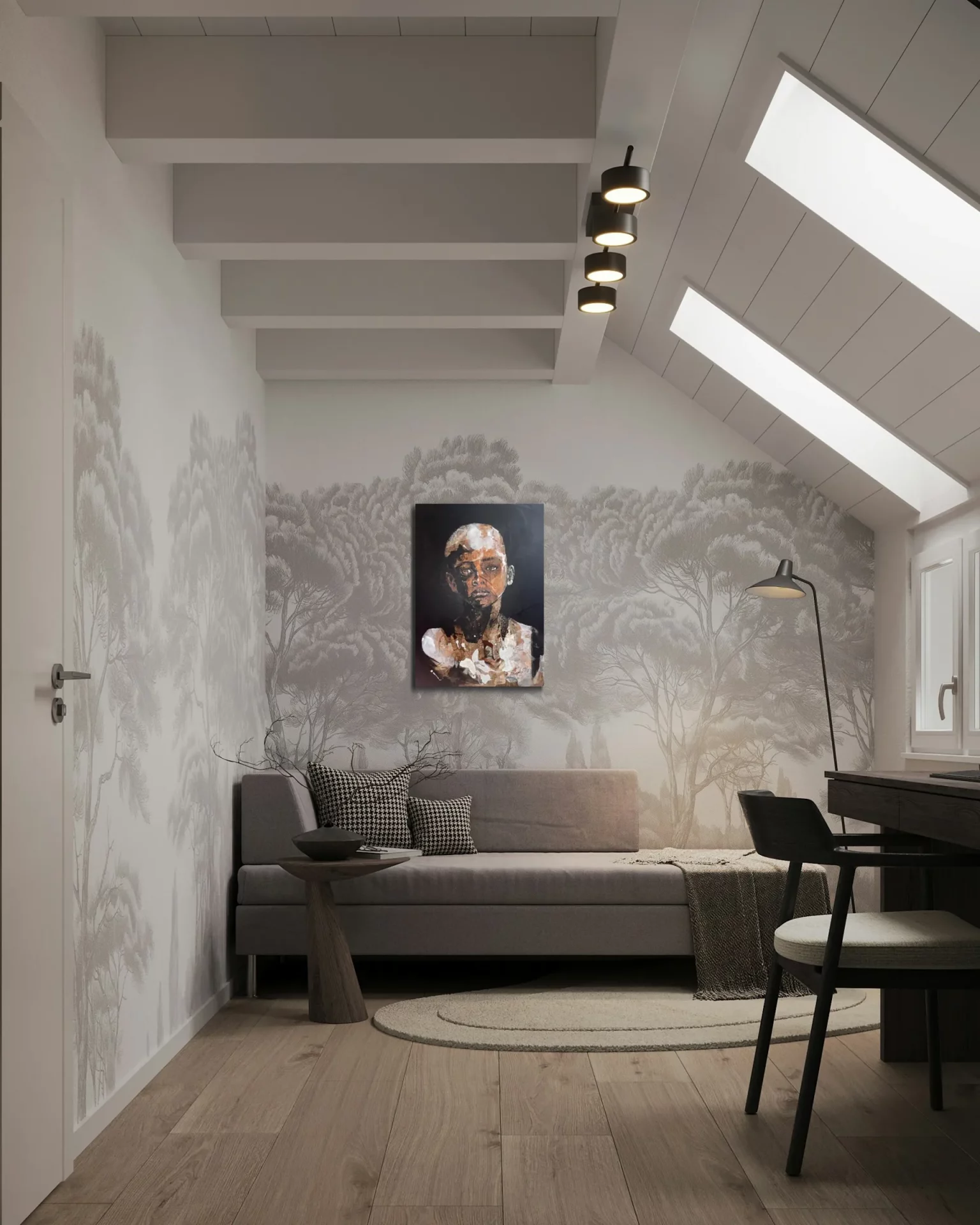 Œuvre 6 de Didier Robert dans un décor