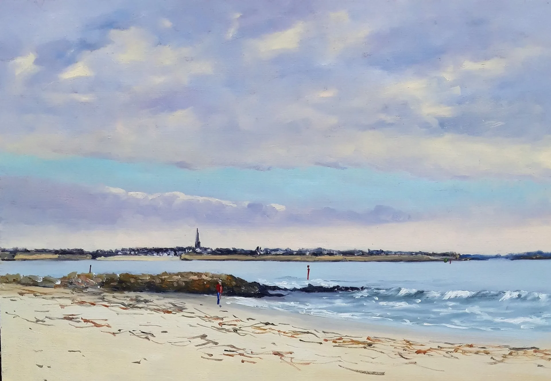 Port Louis vu de L'Armor de José Daoudal