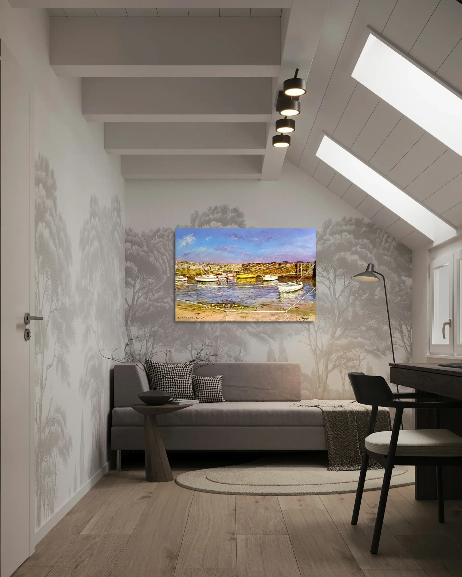 Port Racine, pays de J. Prévert de Daniel Davoine dans un décor